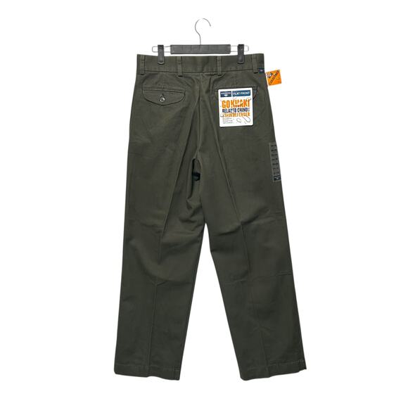 Dockers Relaxed Chino Pants NWT Men's Sz 30x30 Gray-Green Khaki Stain Defender - Picture 3 of 9